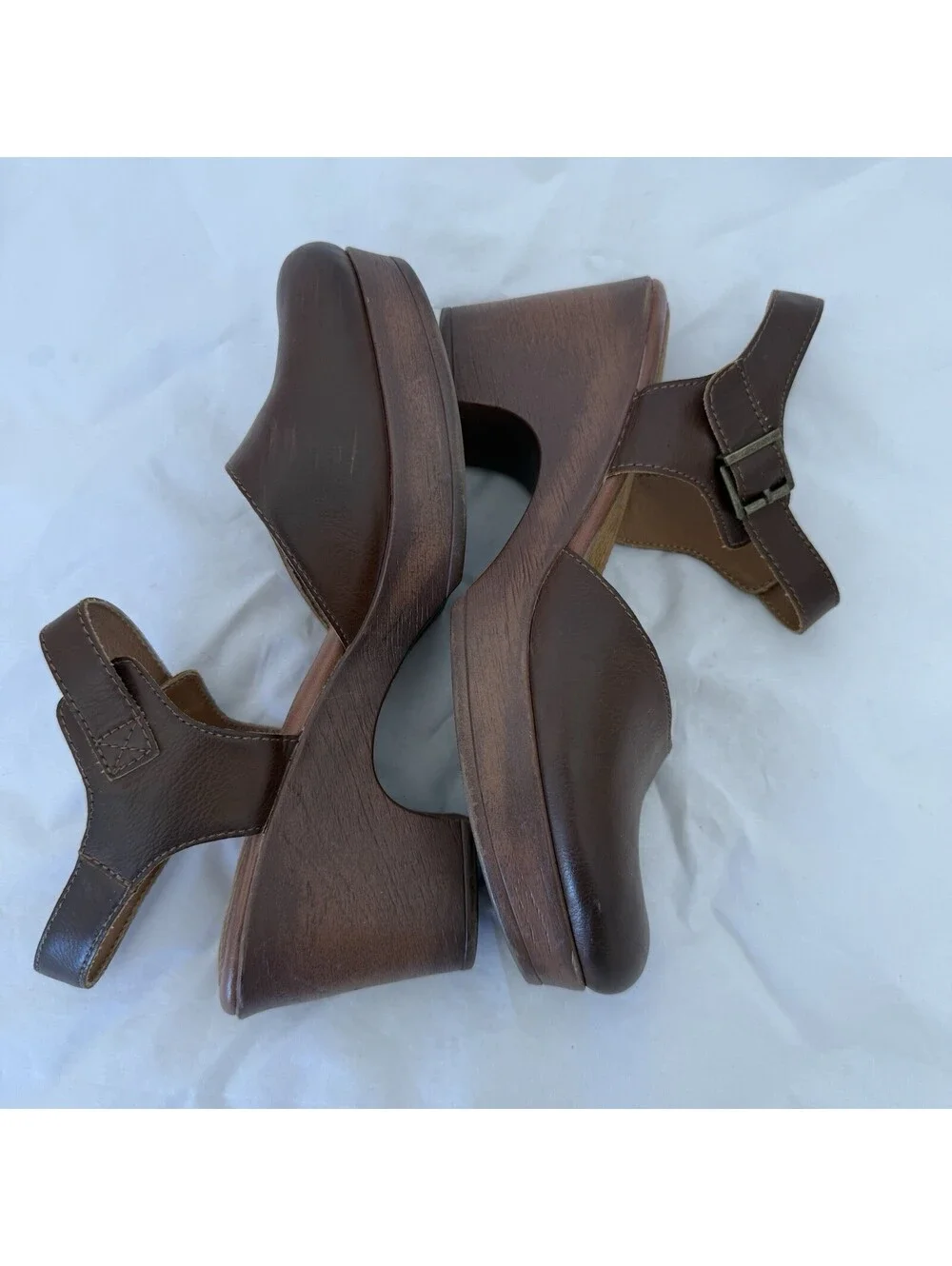BOC Women's Natasha Platform Clog Size 11M Mary Jane Brown 3